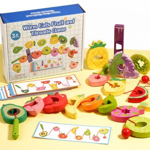 Montessori Farb- und Formen-Zuordnungsbox aus Holz