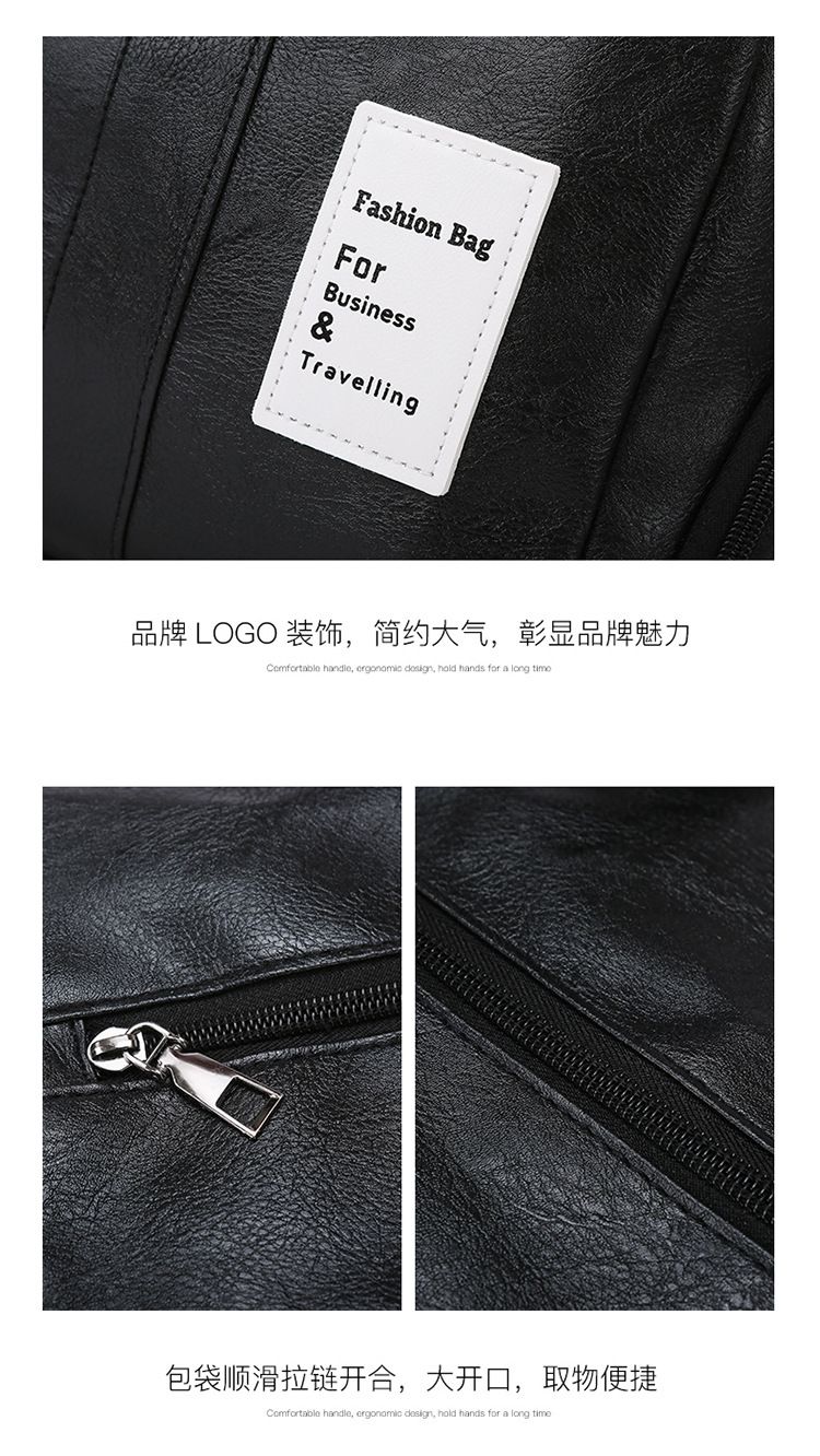 Travel bag and men's backpack with dress and shoe compartment