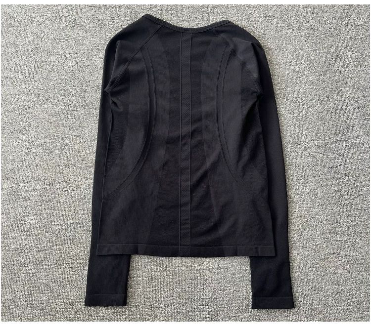 Women's Yoga Long Sleeve T-Shirt Round Neck High Elastic Breathable