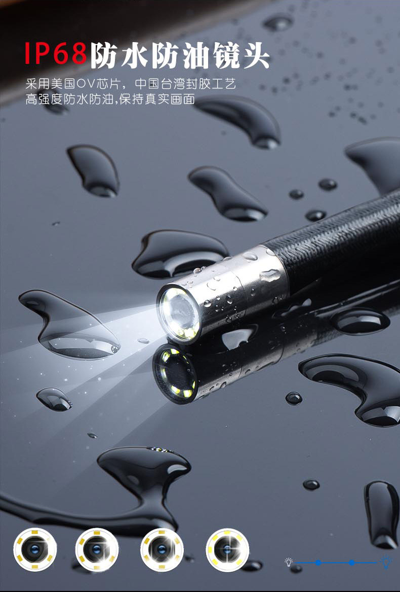 RALCAM H406B 360° rotatable endoscope