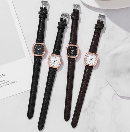 Women's Korean-style quartz watch with elegant thin strap