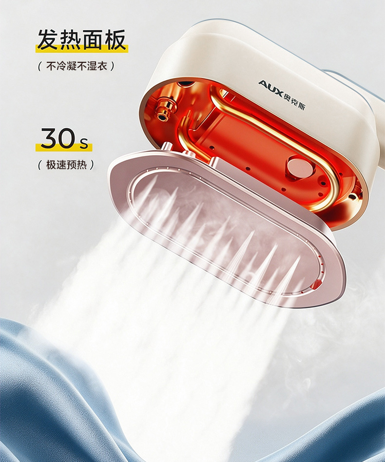 Oaks Compact Foldable Steam Iron Machine Electric