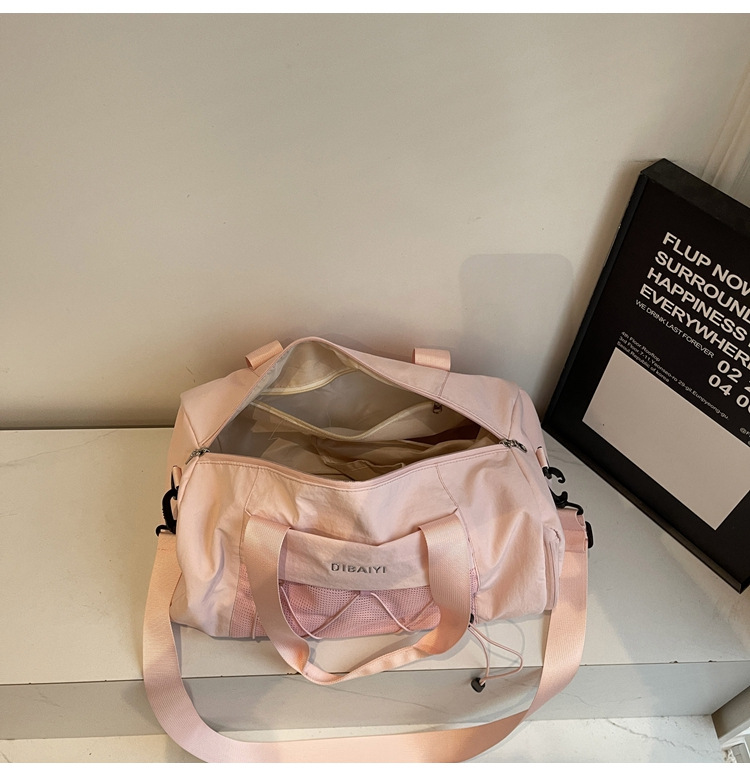 Dry-wet separation sports bag, yoga and travel, large capacity