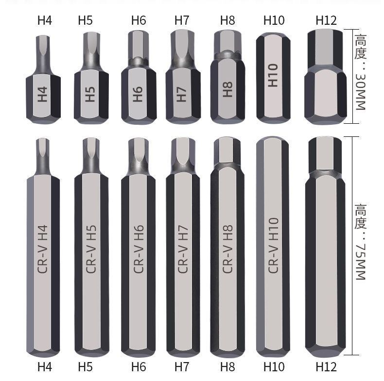 40-piece S2 screwdriver bit set for power tools