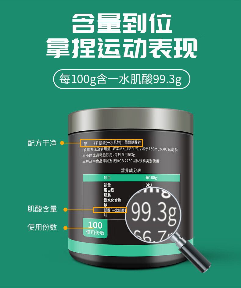 Creapure Kreatine Monohidrat Tozu