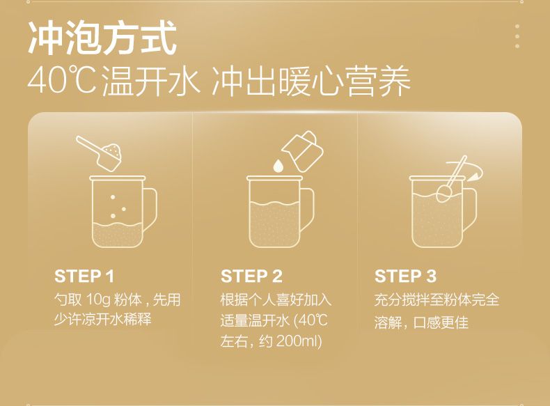 Tanshen Beijian Protein Powder for Women and Elderly Adults