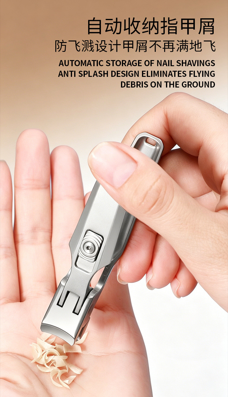 Ingrown toenail clipper set with curved cutting design