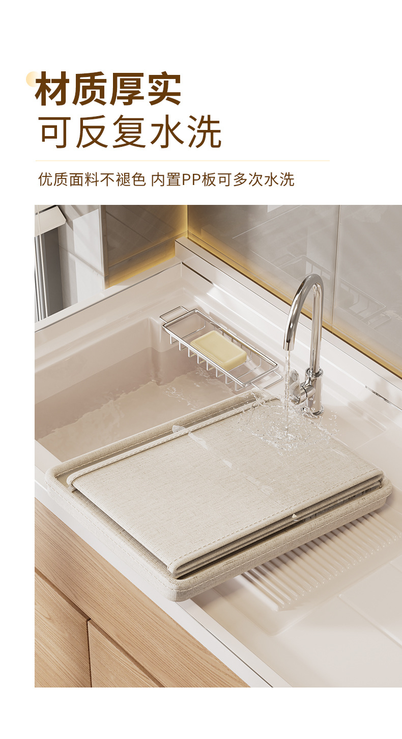 Cotton fabric storage box, thickened, drawer-type, dust-proof