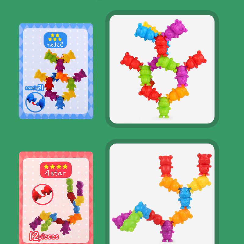 Pilzhaus-STEM-Spielzeug mit Farb- und Formklassifizierung