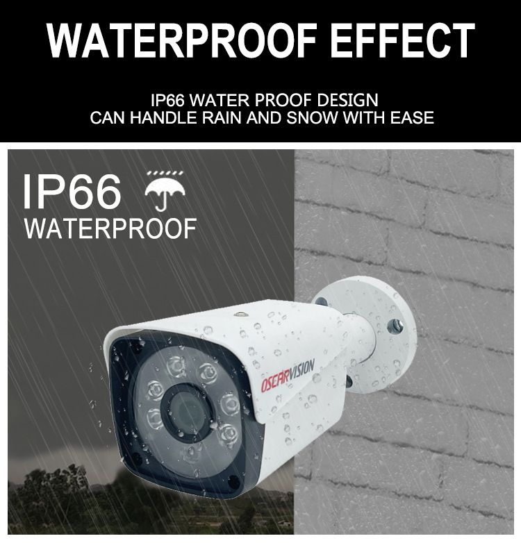 AHD surveillance camera set 2MP, infrared, waterproof CCTV