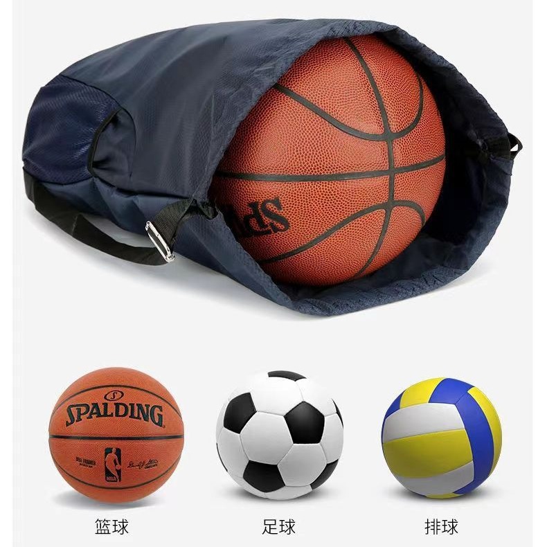 Wet-dry separation sports backpack, dual shoulder straps