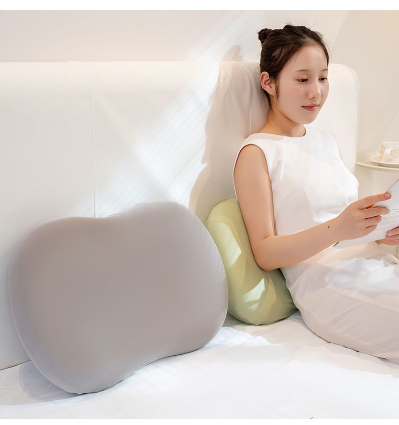 Cat-skin belly pillow, memory foam and ice silk