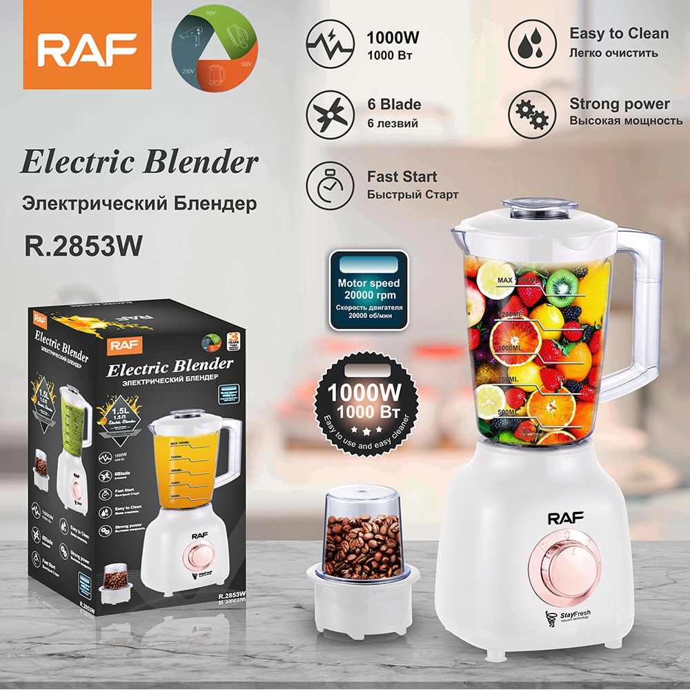 Standmixer 1,5L vollautomatisch Obst-Gemüse-Entsafter