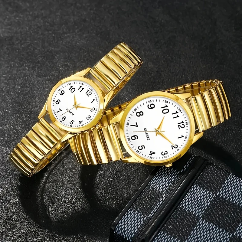 Seniorenarmbanduhr, große Ziffern, Nachtleuchtfunktion, Quarzwerk