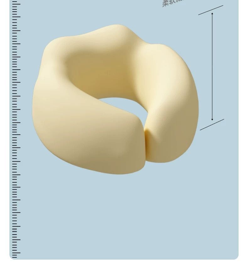 U-shaped memory foam neck pillow, travel, portable