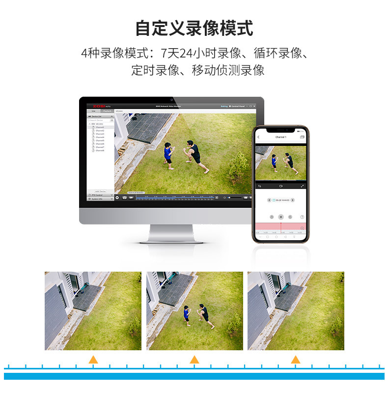 2-megapixel coaxial analog surveillance camera, waterproof