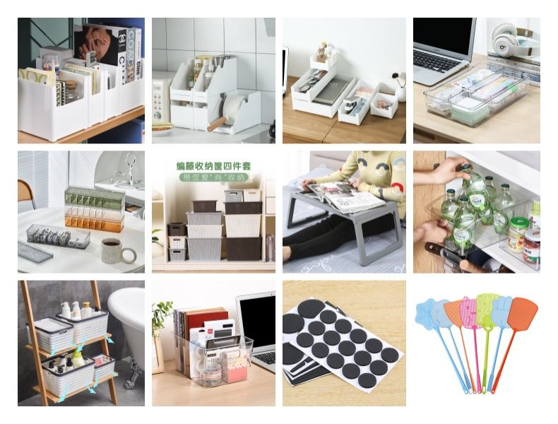 艾森卡橱柜直角收纳盒 桌面收纳盒 储物盒抽屉厨房宿舍组合零食
