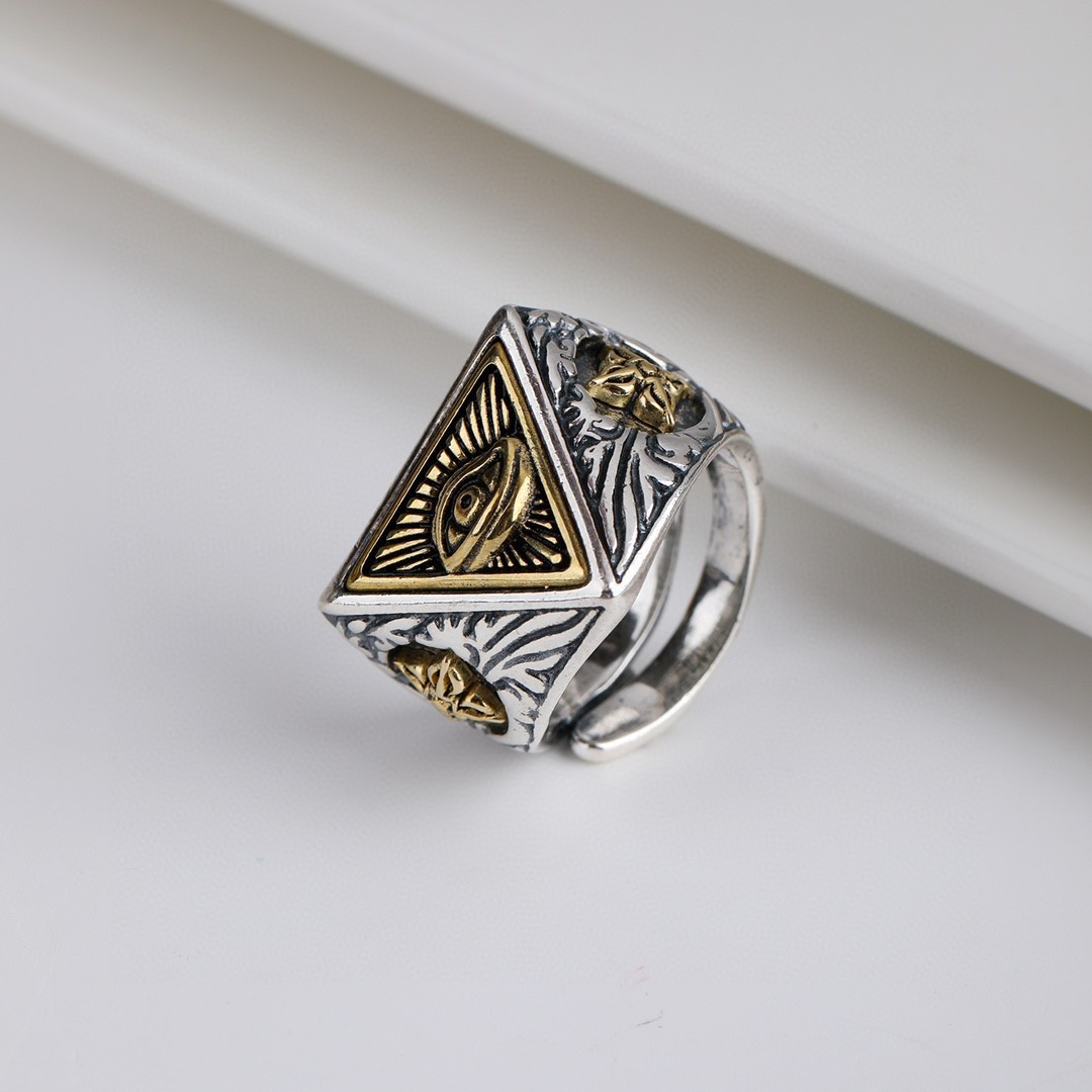 Silberring s925, Auge Gottes, Herren und Damen