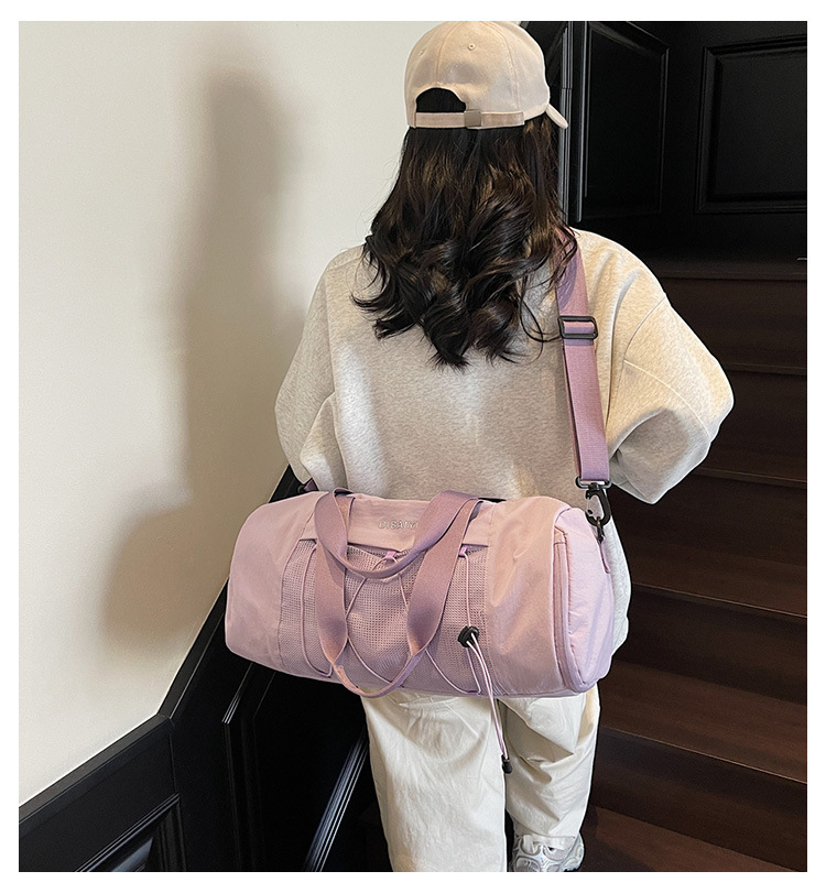 Dry-wet separation sports bag, yoga and travel, large capacity