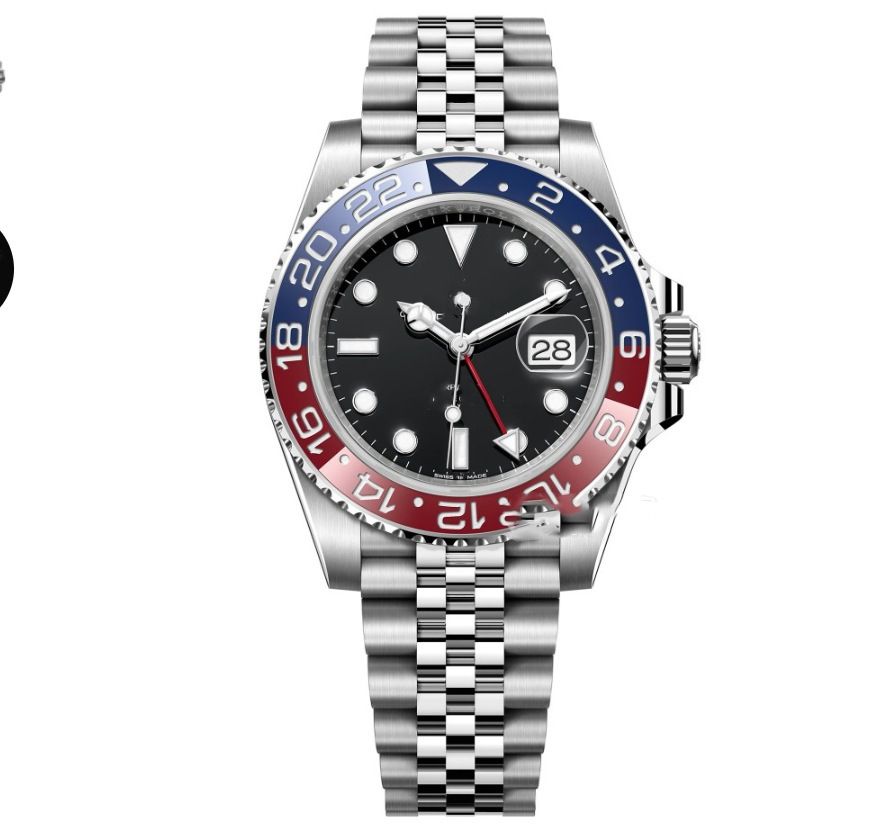 Men's 4-needle ceramic ring quartz watch