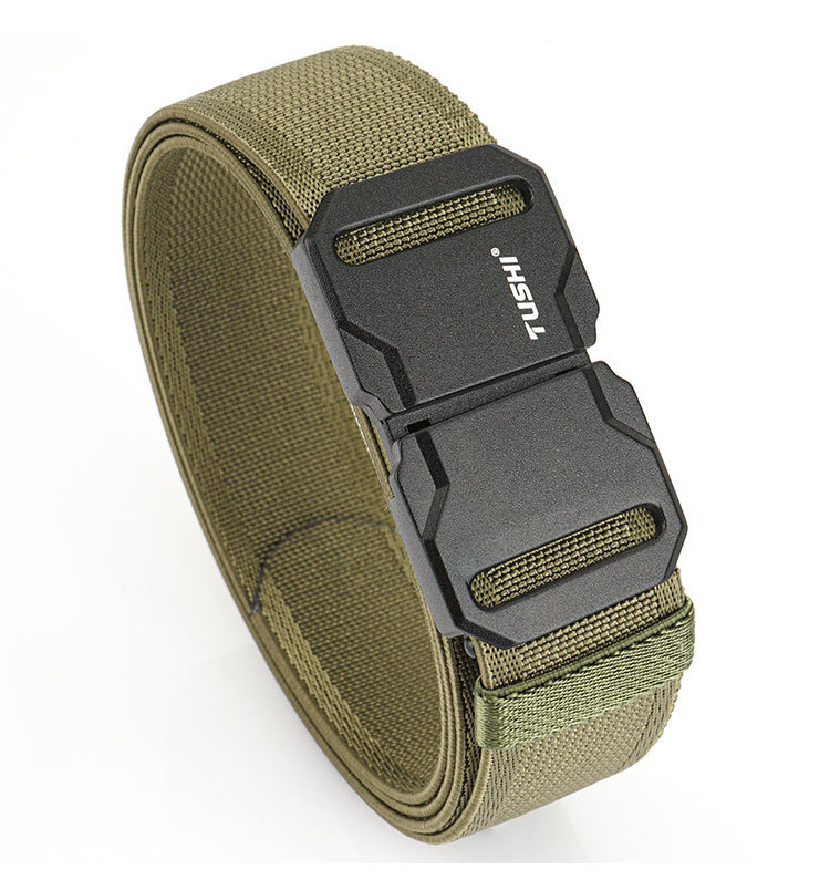 Men's Tactical Belt, Elastic, Sports Casual Style