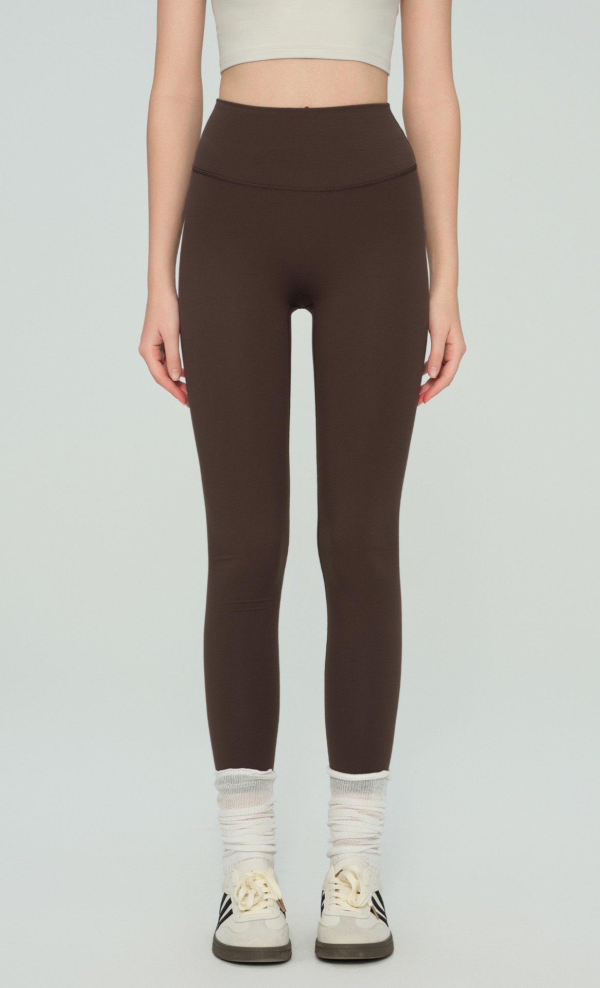 LULU gefütterte Yoga-Leggings thermische Hai-Leggings
