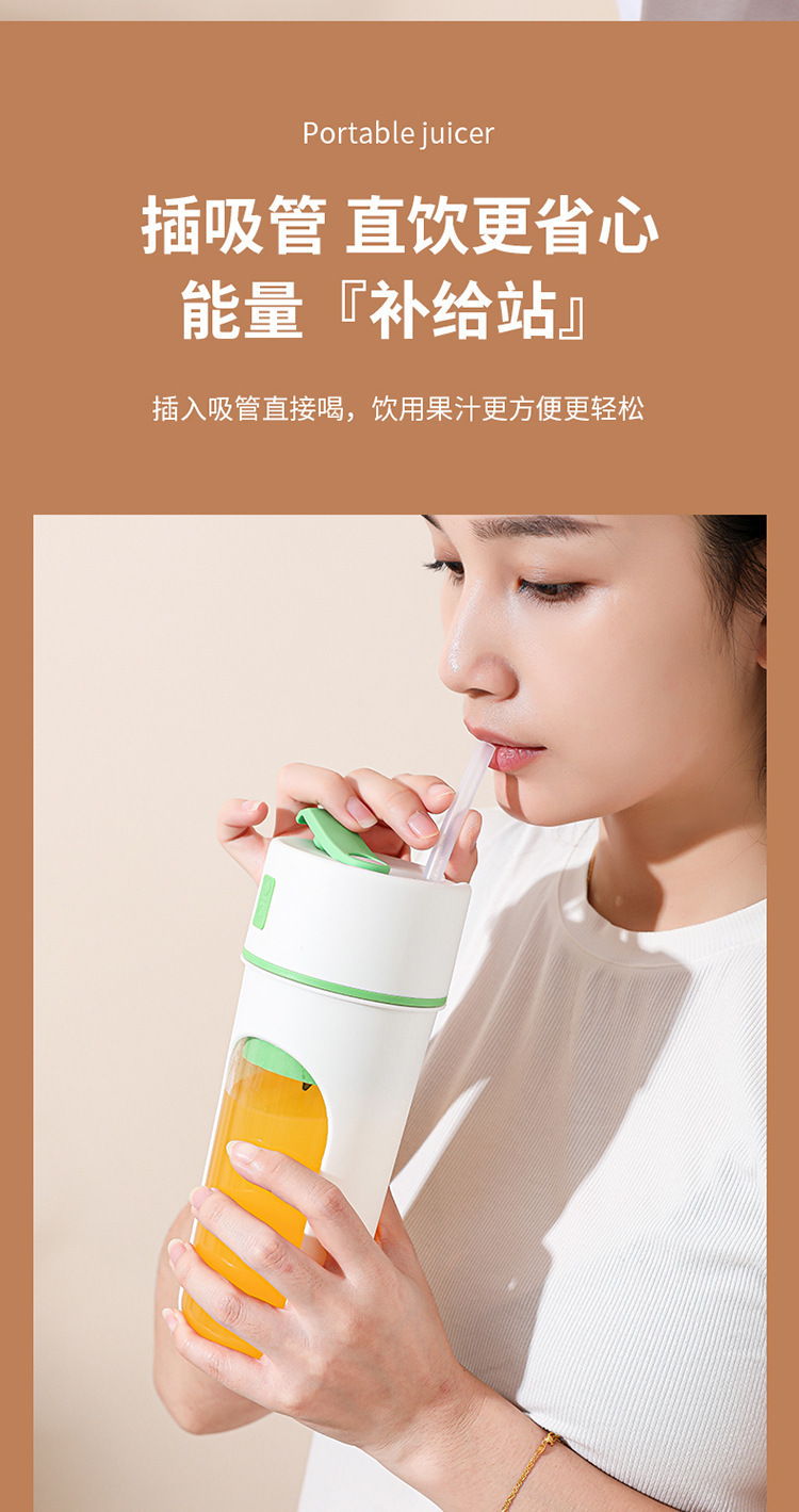 Portable Fully Automatic Rechargeable Juicer Cup