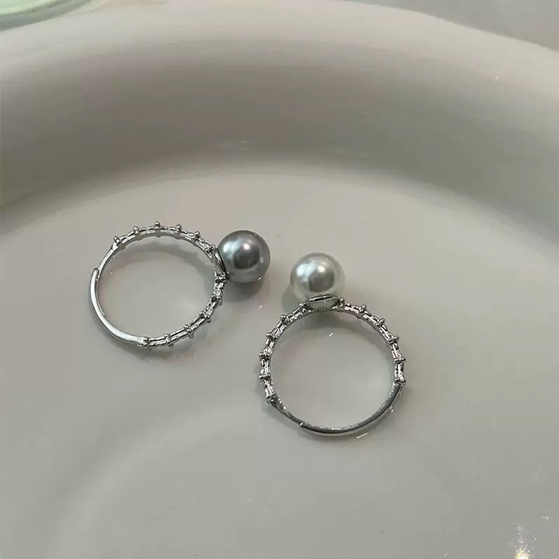 S925 Sterlingsilber Süßwasserperlenschmuck mit Spitzenelement