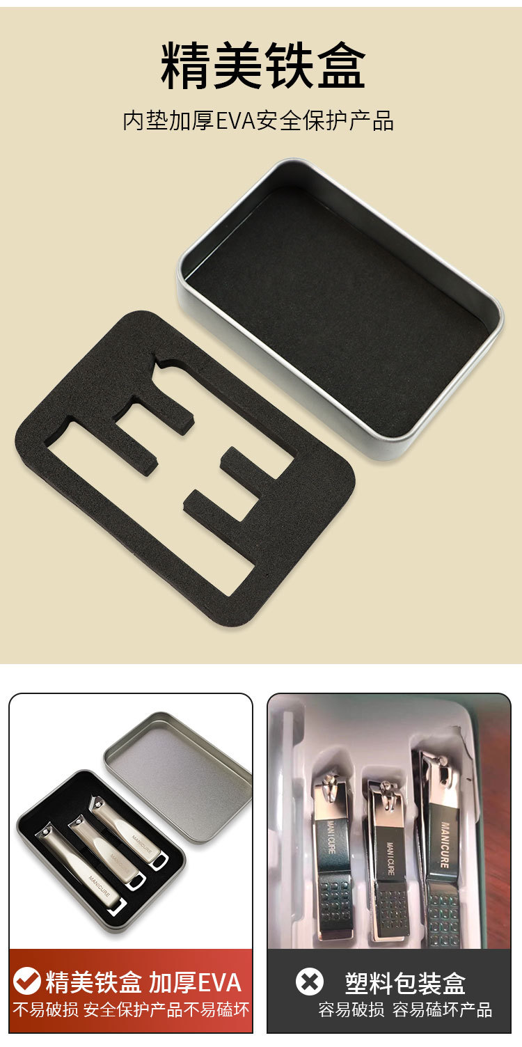 Profi-Nagelknipser und Manikürwerkzeug-Set