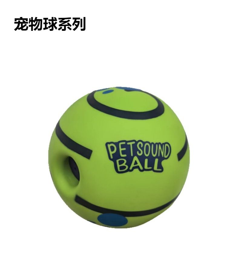 Pet toy ball, cat dog, sound-making, battery-free