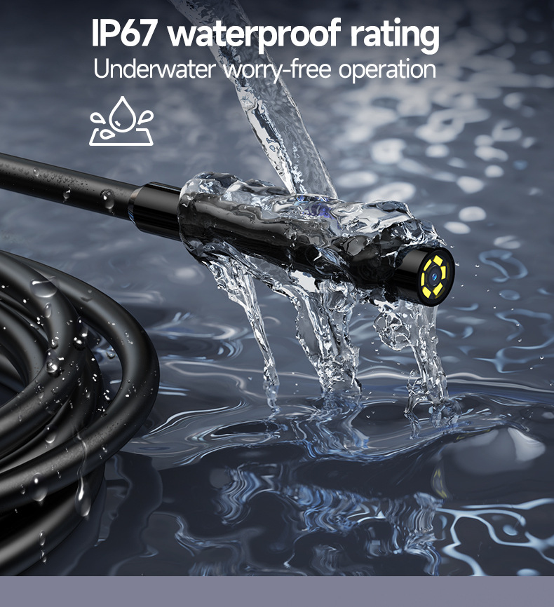 Endoscope 5.5mm, digital, HD camera with display