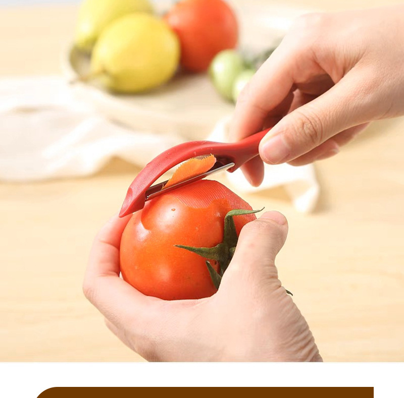Stainless steel vegetable peeler for household kitchen use