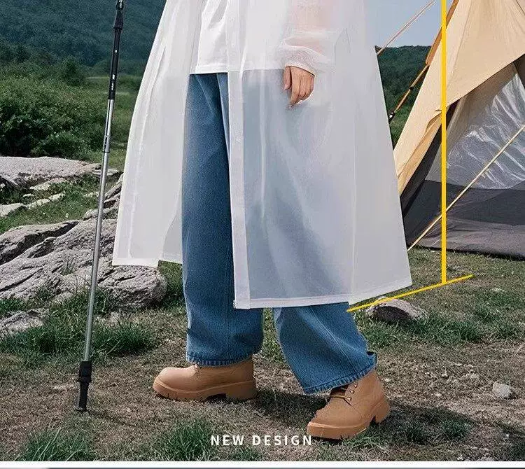 Einweg-Regenmantel, Ganzkörperschutz, verstärkt lang, Unisex