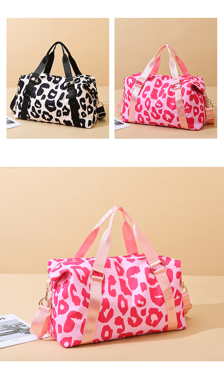 Travel Bag, Large Capacity Cow Print, Carry-on