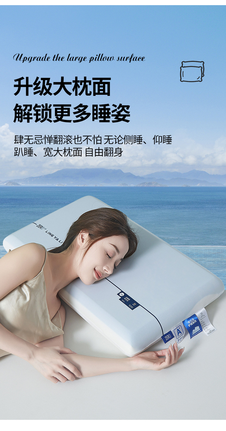 Fünf-Sterne-Hotel Memory Foam Doppelkern Schlafkissen