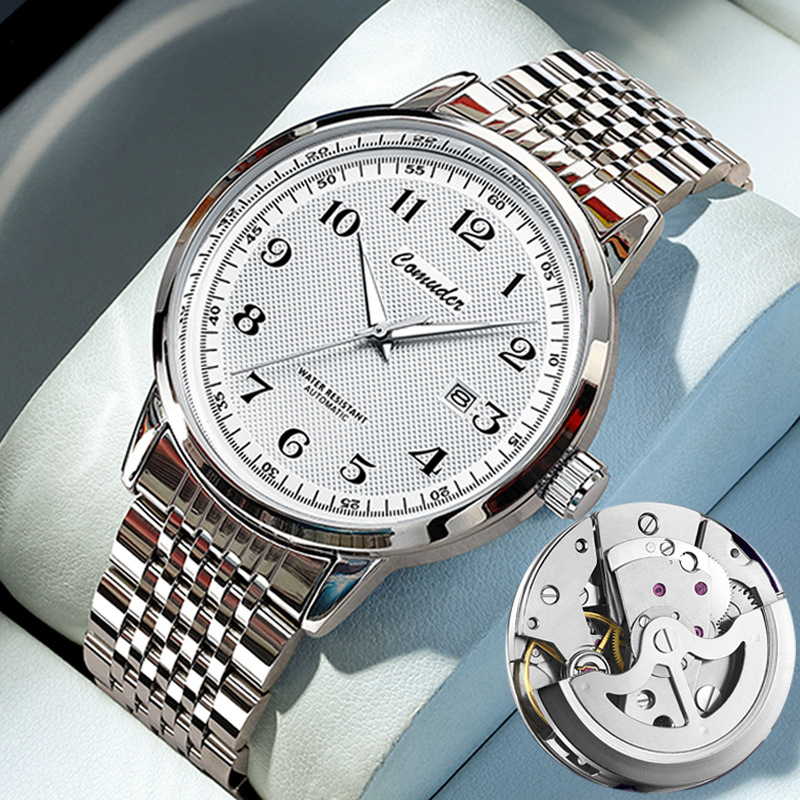 Men's Automatic Mechanical Watch Hollow Waterproof