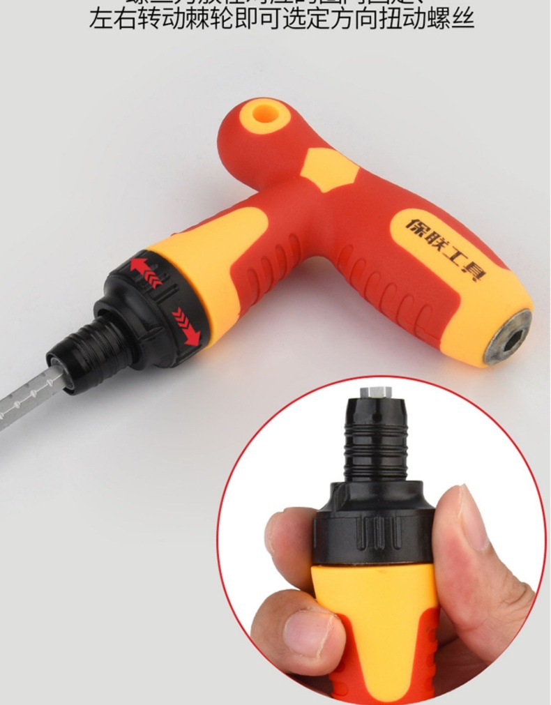 Phillips Schraubendreher Set mit Ratsche, magnetisch, einziehbar