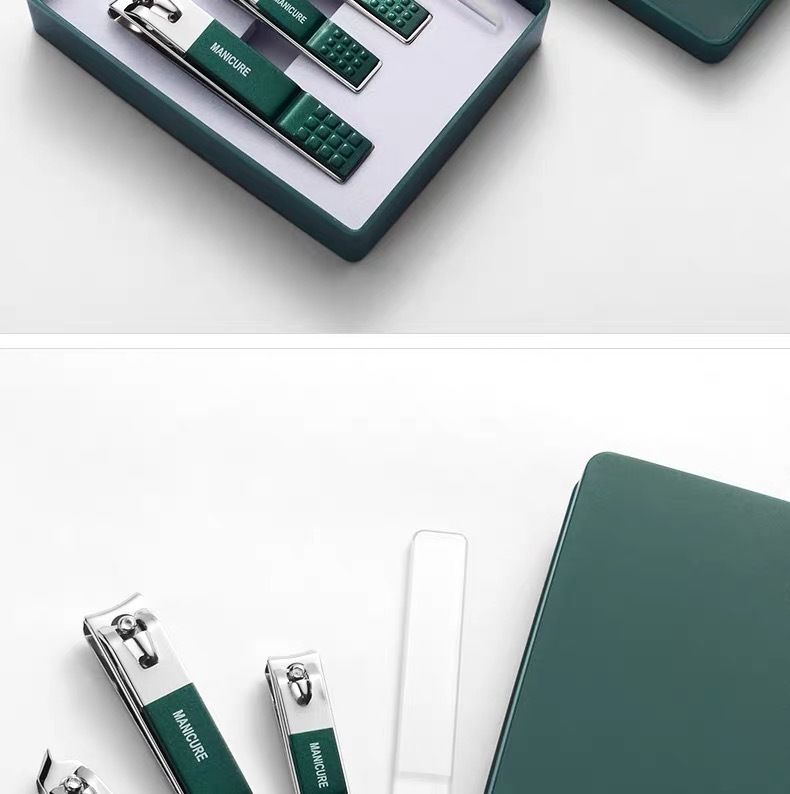 Stainless Steel Nail Care Set, 6-Piece Manicure Tool
