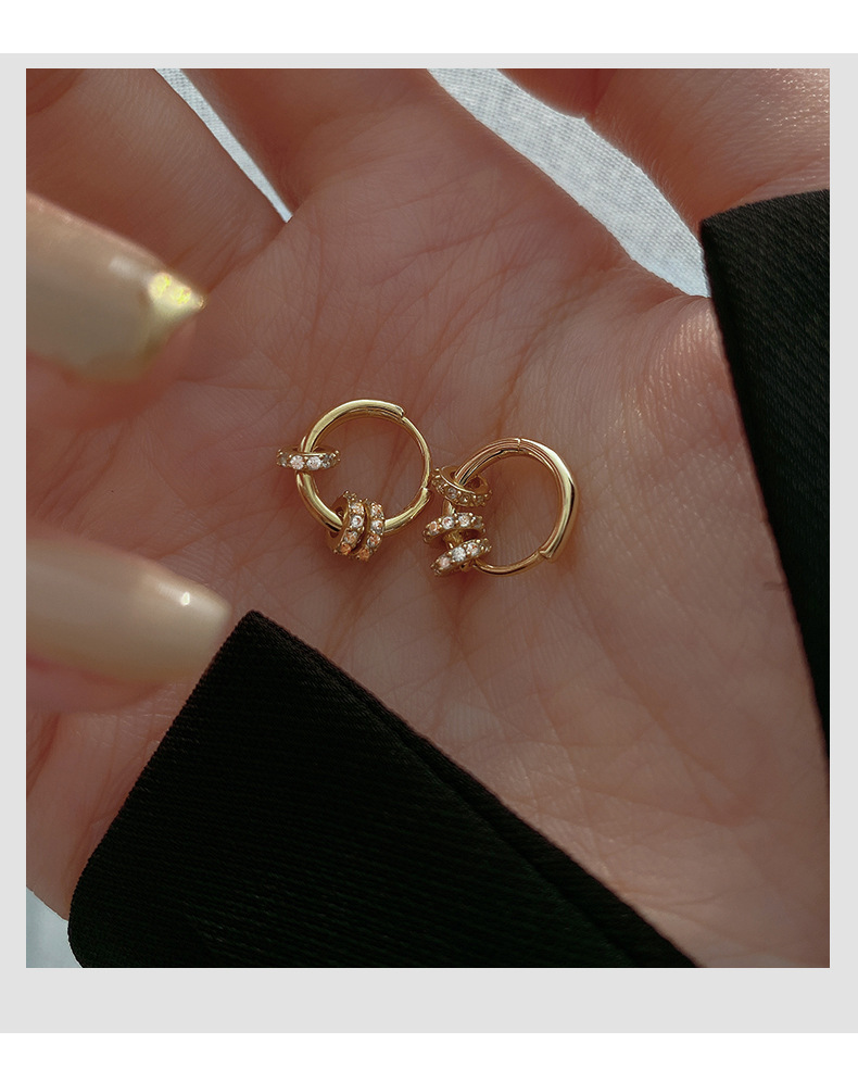 925 silver hoop earrings, elegant and sophisticated design