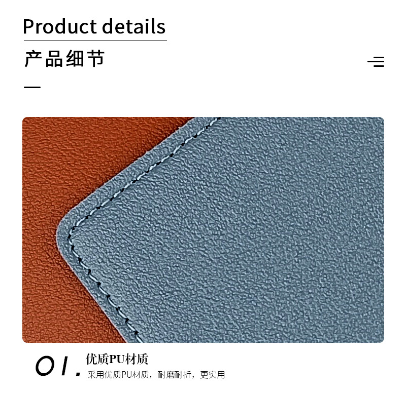 跨境现货加厚pu皮革护照本保护套皮质可定LOGO证件护照夹护照包