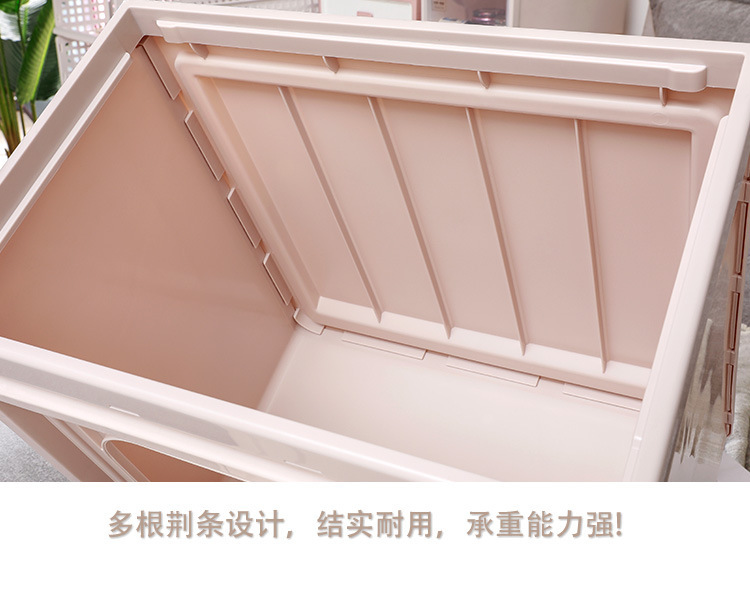Transparent drawer storage box, for shoes and clothing