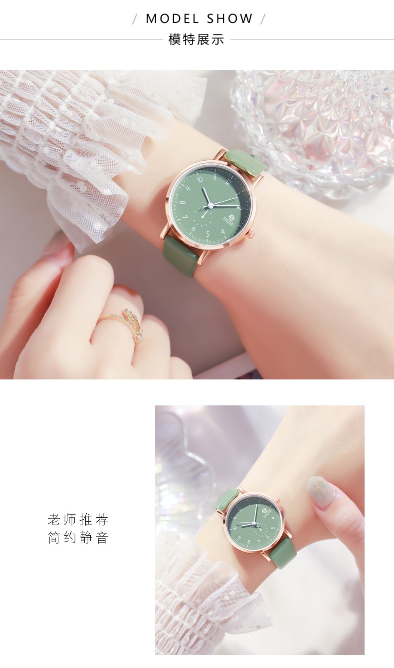 Vintage Women's Watch, Simple College Style, Elegant Design