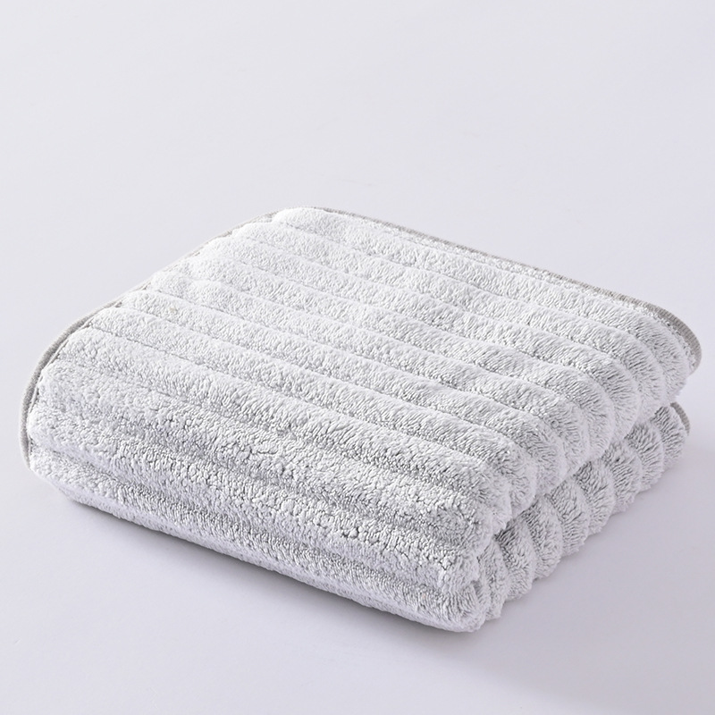 Coral fleece towel set, absorbent and quick-drying