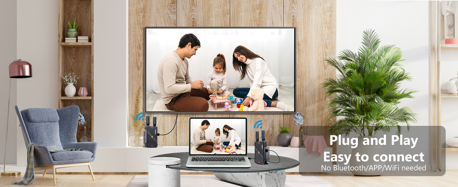 HDMI wireless extender 400m 1080p HD video transmitter