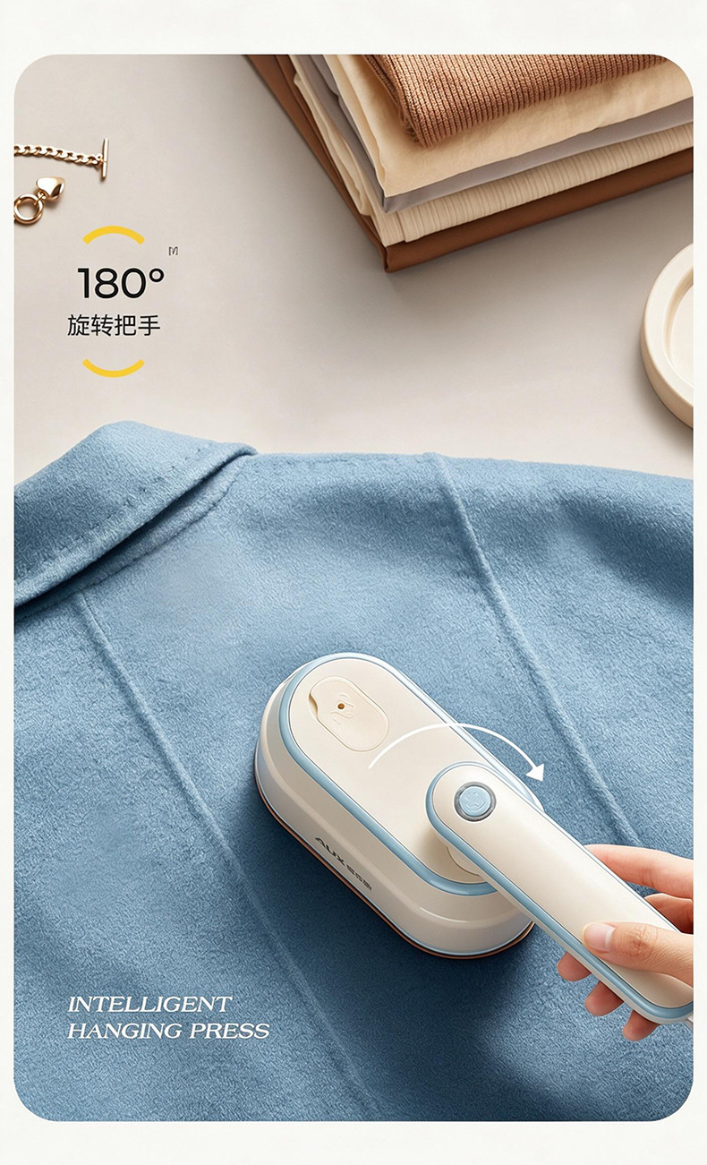 Oaks Compact Foldable Steam Iron Machine Electric