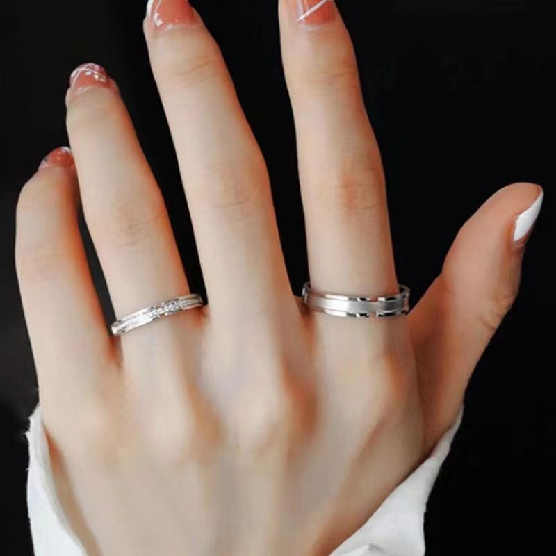 Paar-Ringe, Herren-Damen, personalisiertes Design, Luxusgeschenk