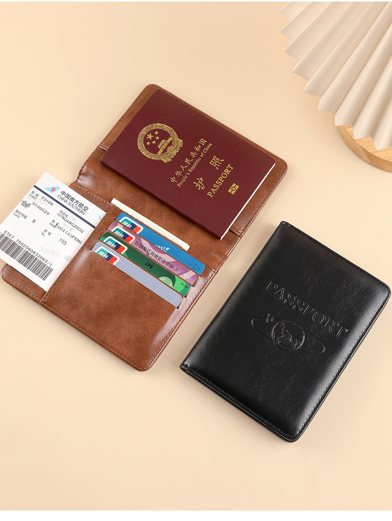 Unisex Reisepassetui, multifunktionales Dokumentenetui