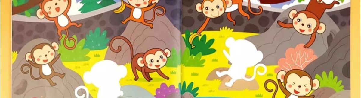 Children's Sticker Activity Book, Concentration Training, Ages 0-6