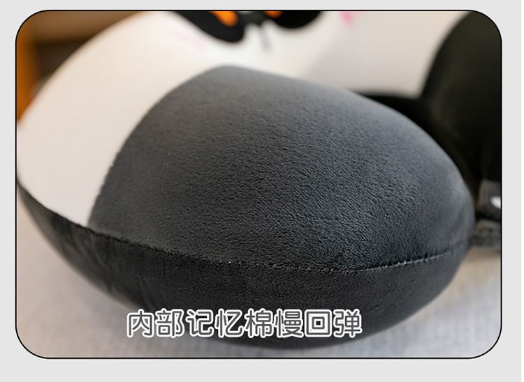 U-şekli memory foam boyun yastığı, taşınabilir