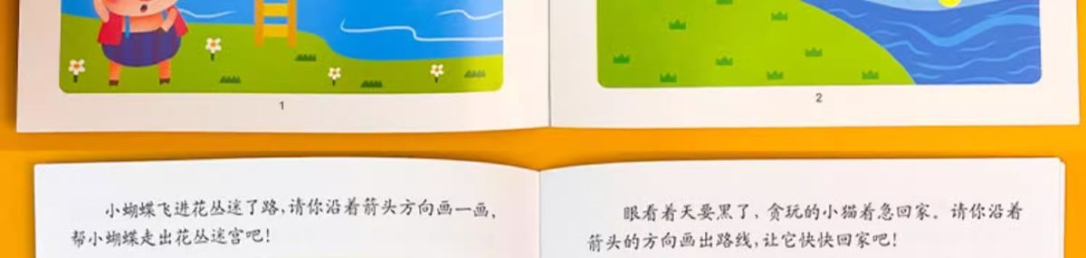 Maze Puzzle Game Concentration Training Book